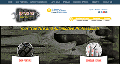 Desktop Screenshot of centurytireauto.com